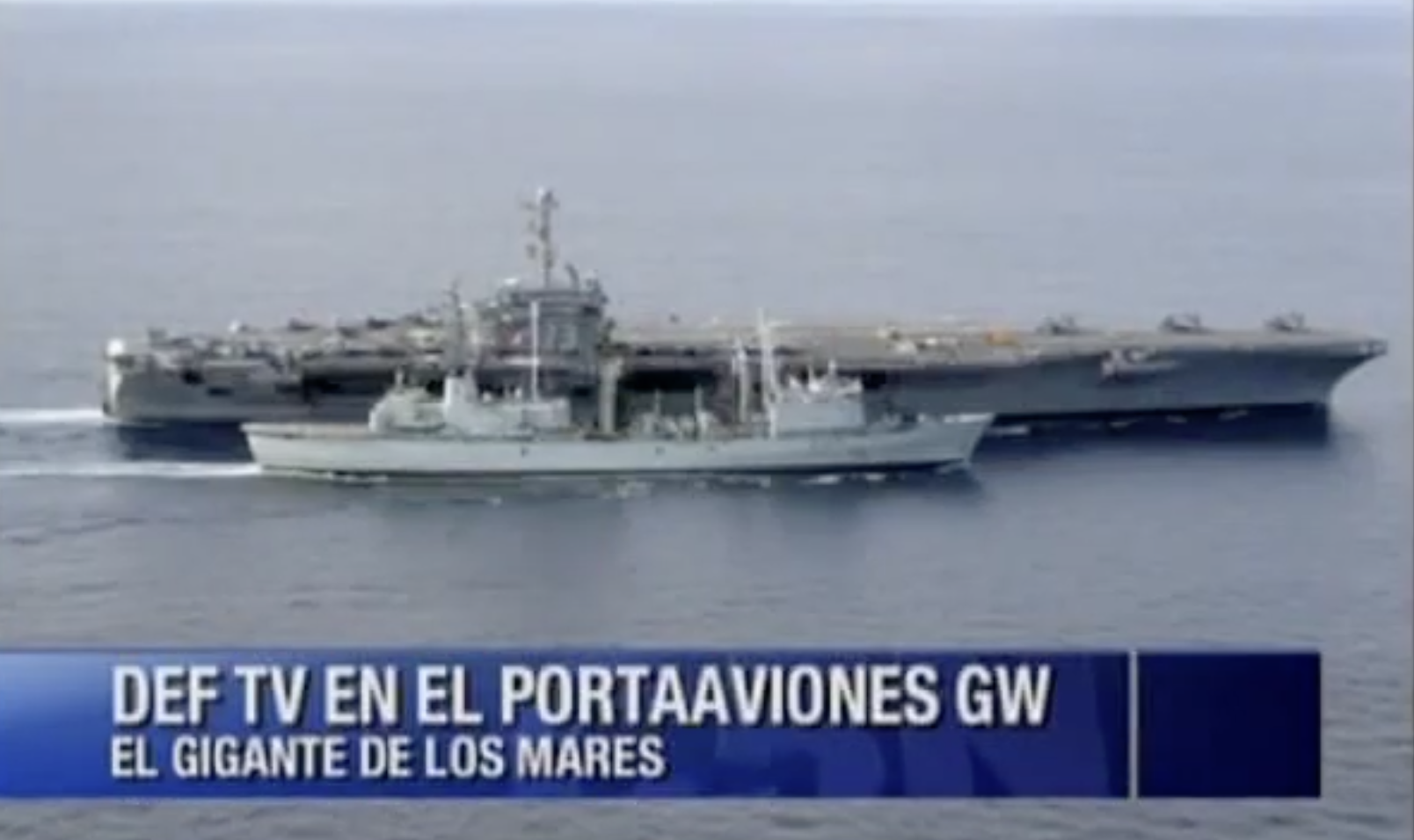 La vida en un portaaviones de la US Navy